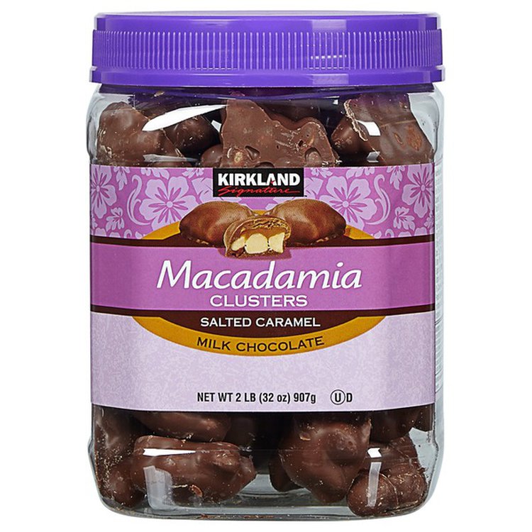 Macadamia Clusters Salted Caramels 32 oz
